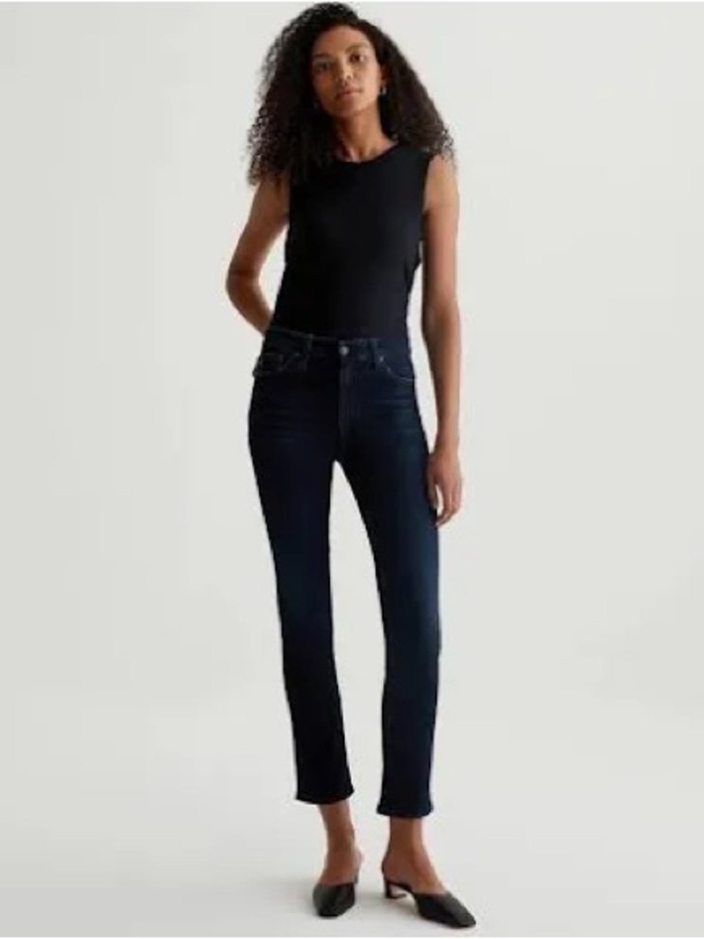 AG DENIM Mari High Rise Slim Straight Jeans NWT